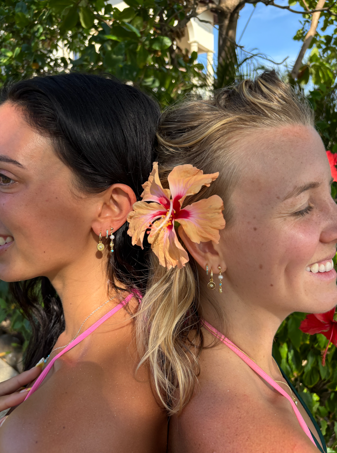 The Salty Gem Elise Hoops