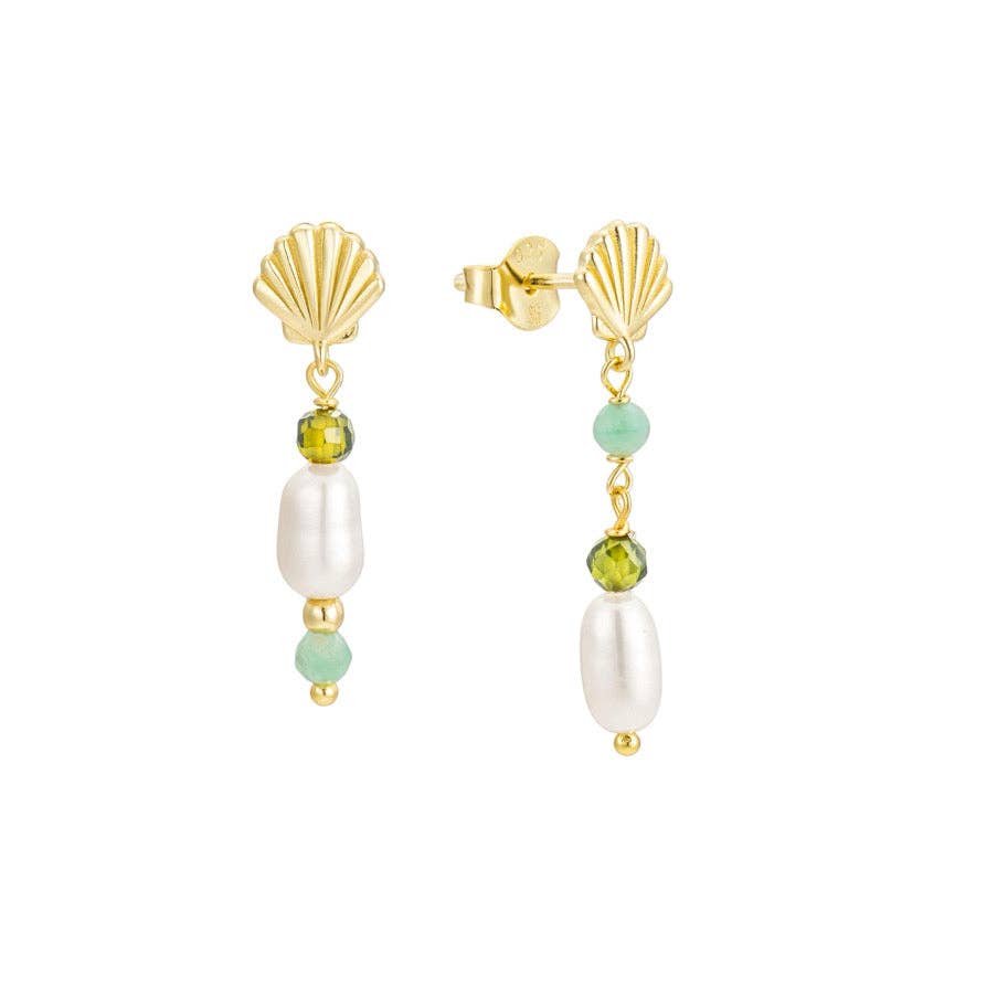 The Salty Gem Wind & Sea Earrings