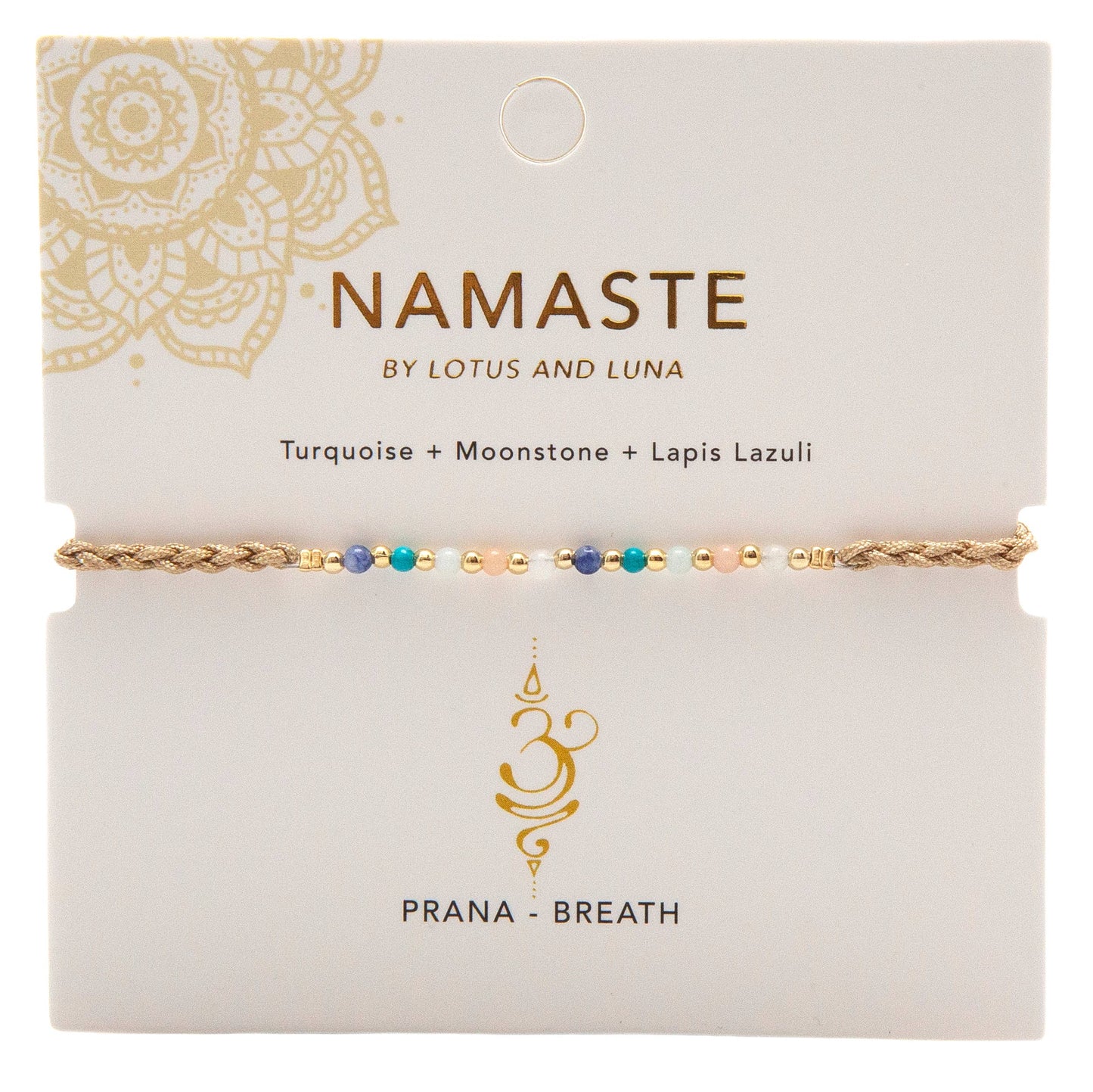 Lotus and Luna Namaste Bracelet - Prana