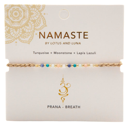 Lotus and Luna Namaste Bracelet - Prana
