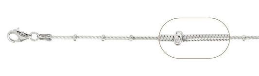 Tiger Mountain Jewelry Hermosa Beach Sterling Silver Adjustable Anklet