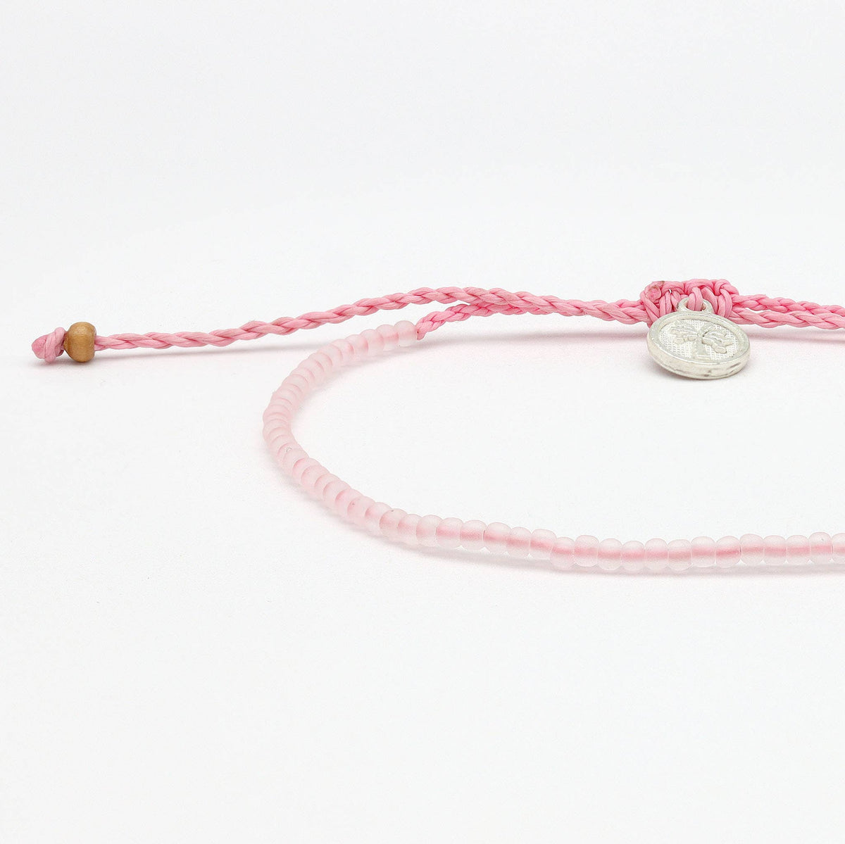 Pineapple Island Ka'anapali Frosted Glass Beaded Anklet