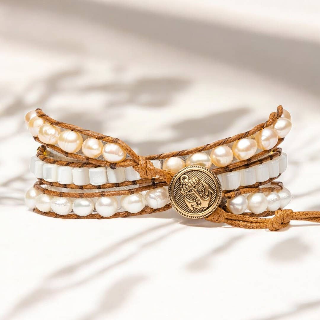 Cape Diablo Apple Watch Band - Graceful Freshwater Pearl