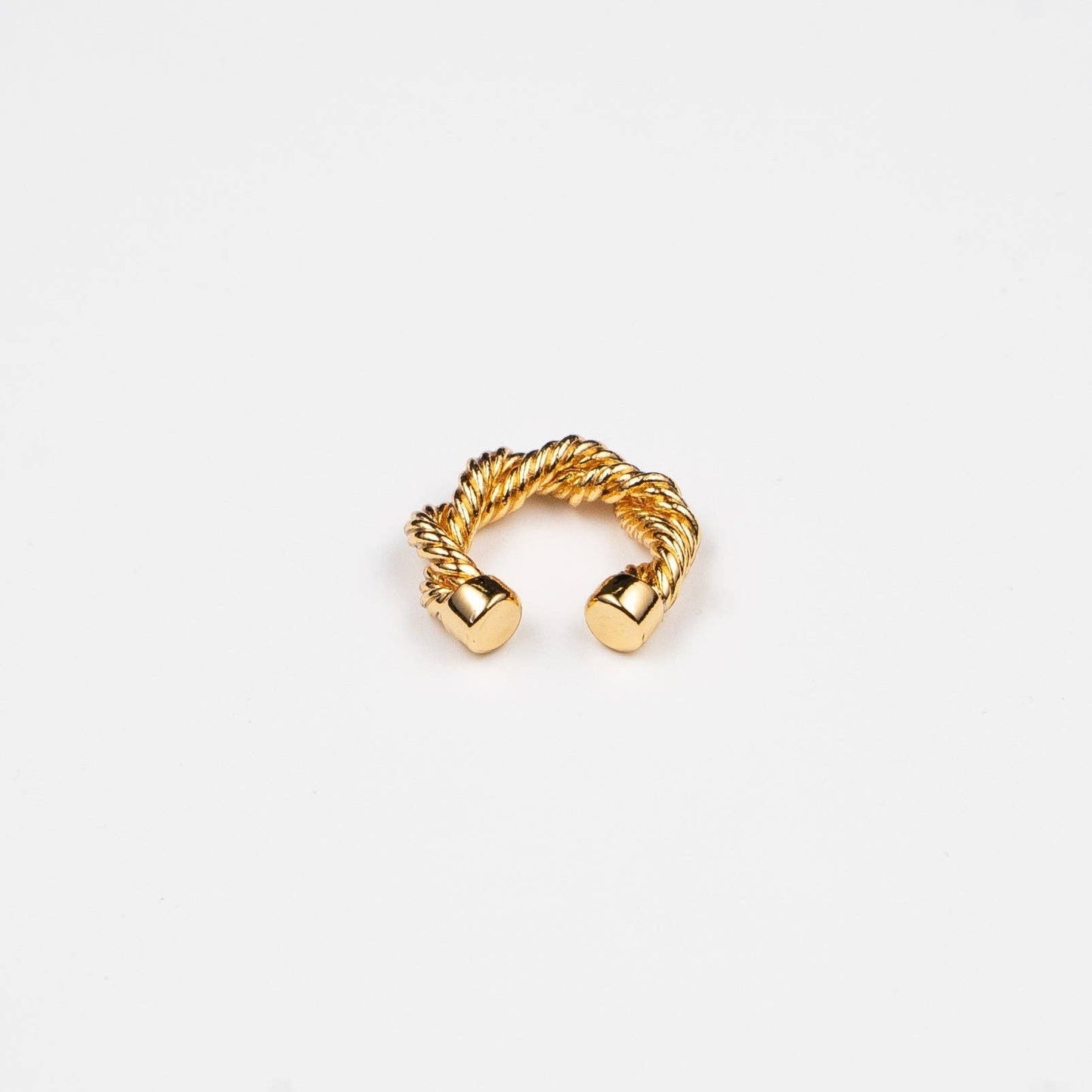 Brenda Grands 24K Gold Double Twisted Ear Cuff