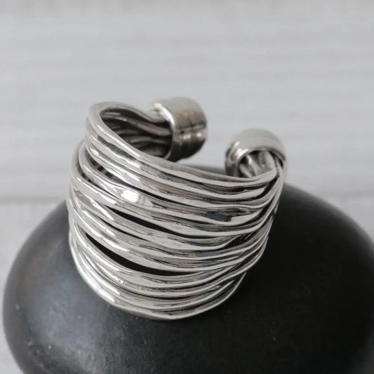 Baizaar Silver Bramble Ring