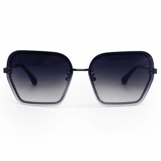 TopFoxx Chain Reaction Sunglasses - Faded Black