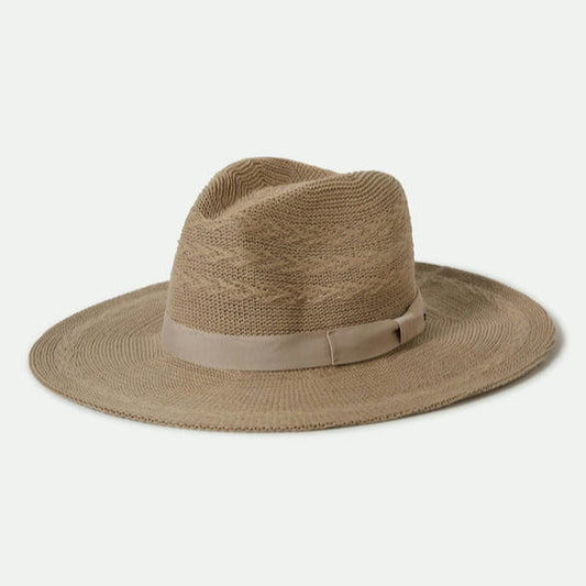 Brixton Lyons Knit Pattern Packable Hat - Light Tan/Light Tan