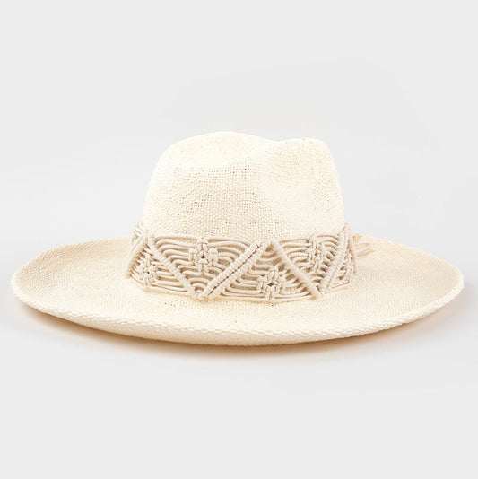 Brixton Matteo Straw Hat - Bone/Bone