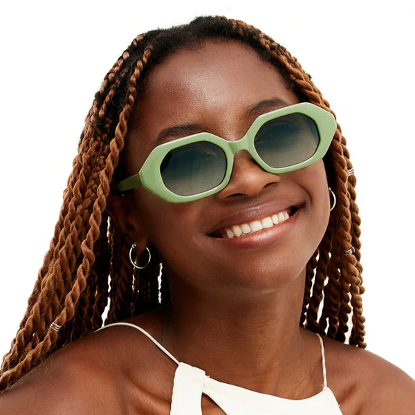 TopFoxx Came to Win Sunglasses - Green
