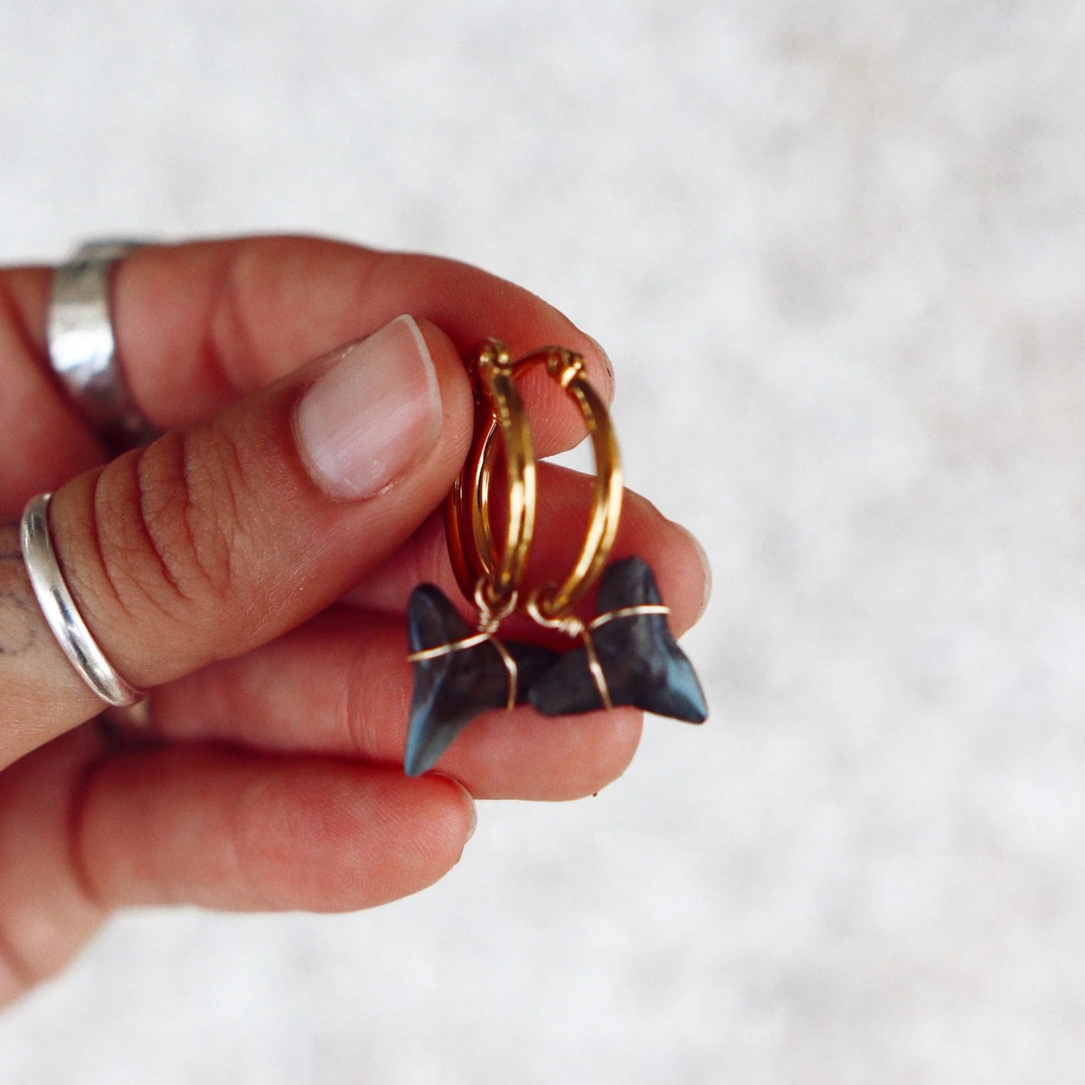 Silver Fin Boca Hoops - Gold