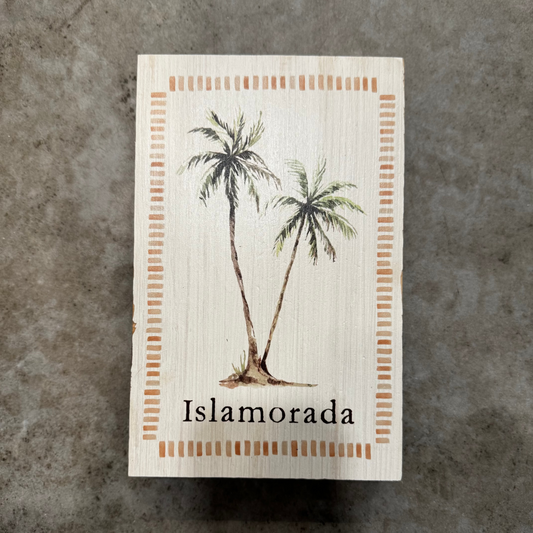 Rustic Marlin Palm Tree Islamorada Block