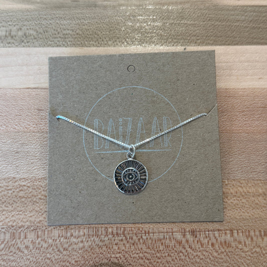 Baizaar Evil Eye Sunray Necklace