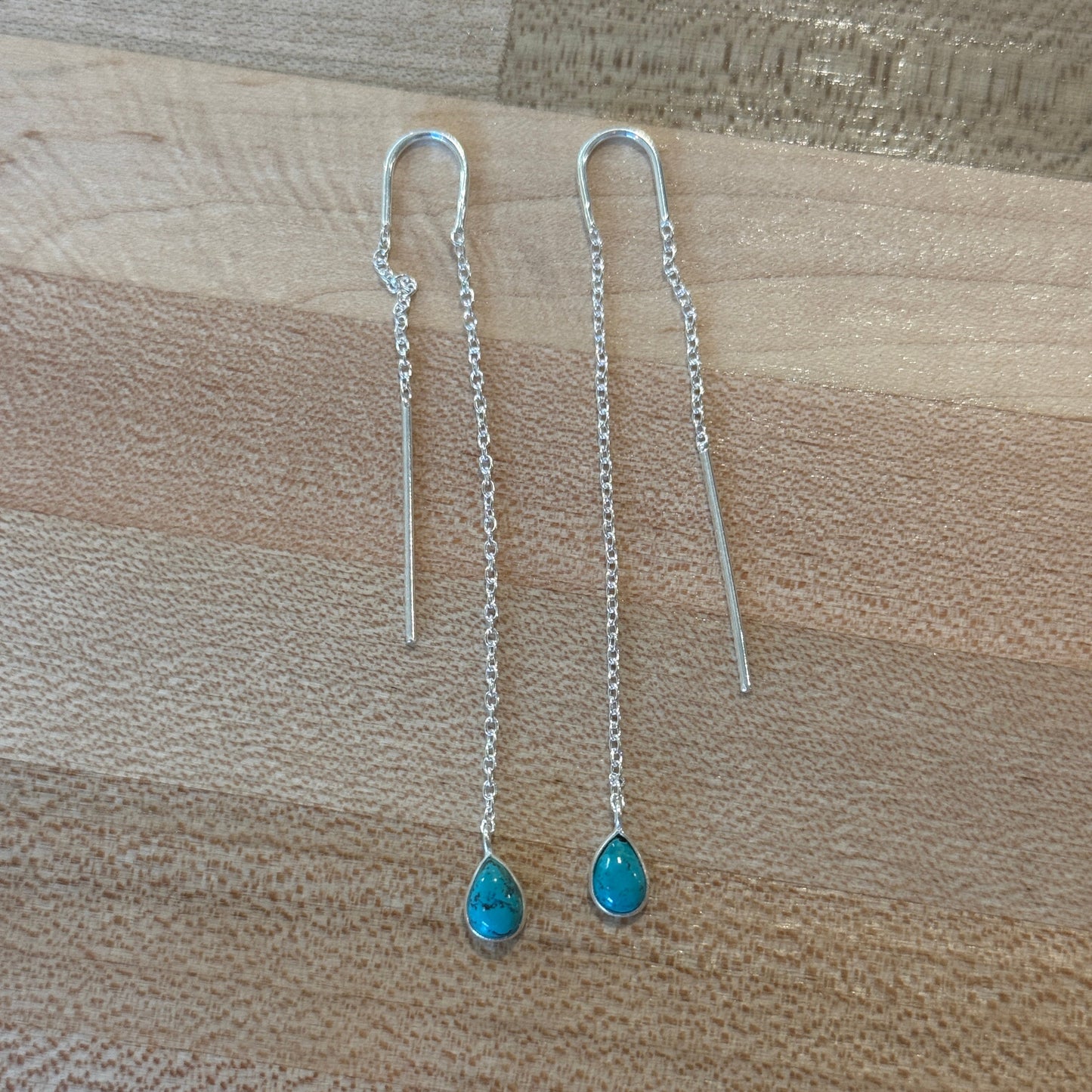 Baizaar Turquoise Threader Earrings