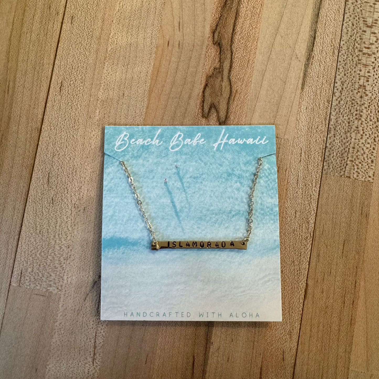 Beach Babe Hawaii Islamorada Bar Necklace