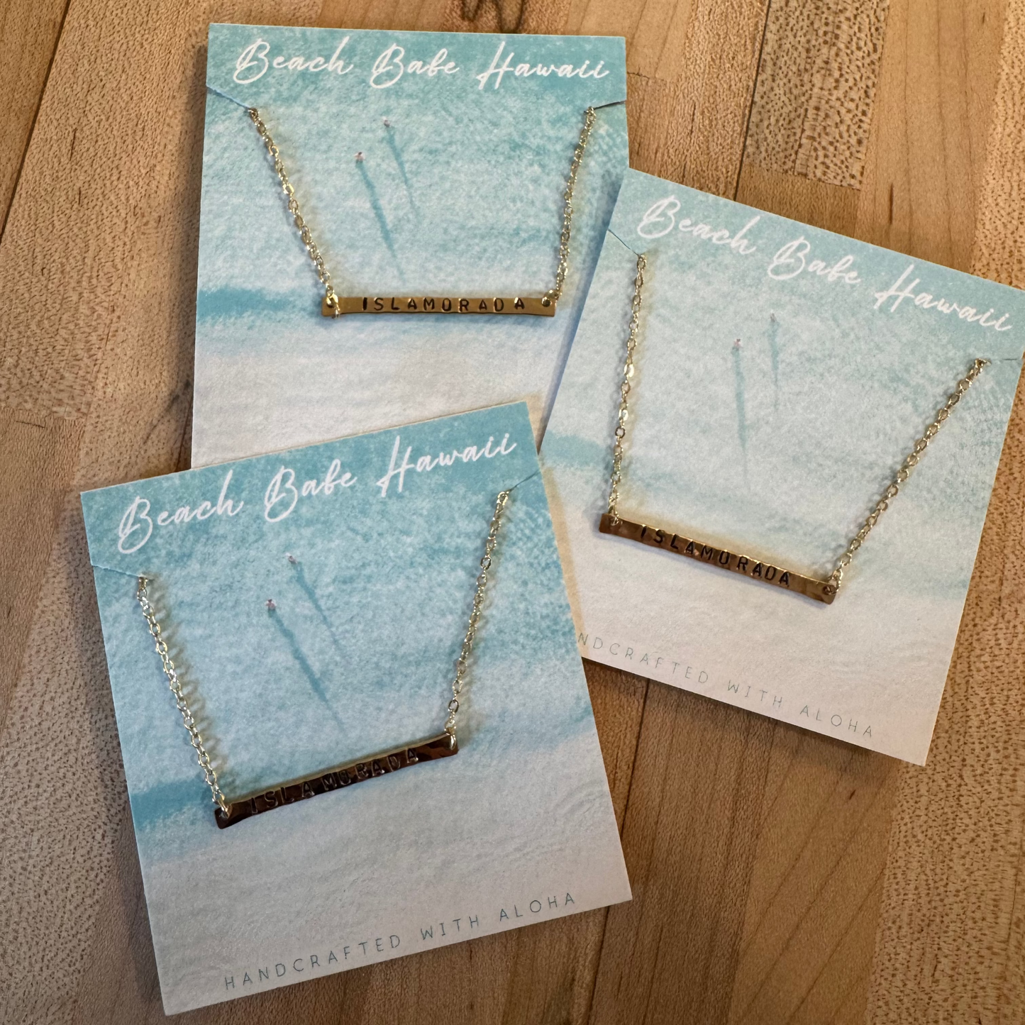Beach Babe Hawaii Islamorada Bar Necklace
