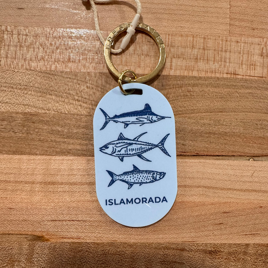 Freshwater Curated Islamorada Fish Pill Keychain