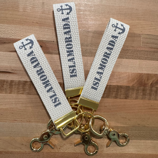Rustic Marlin Islamorada Anchor Keychain