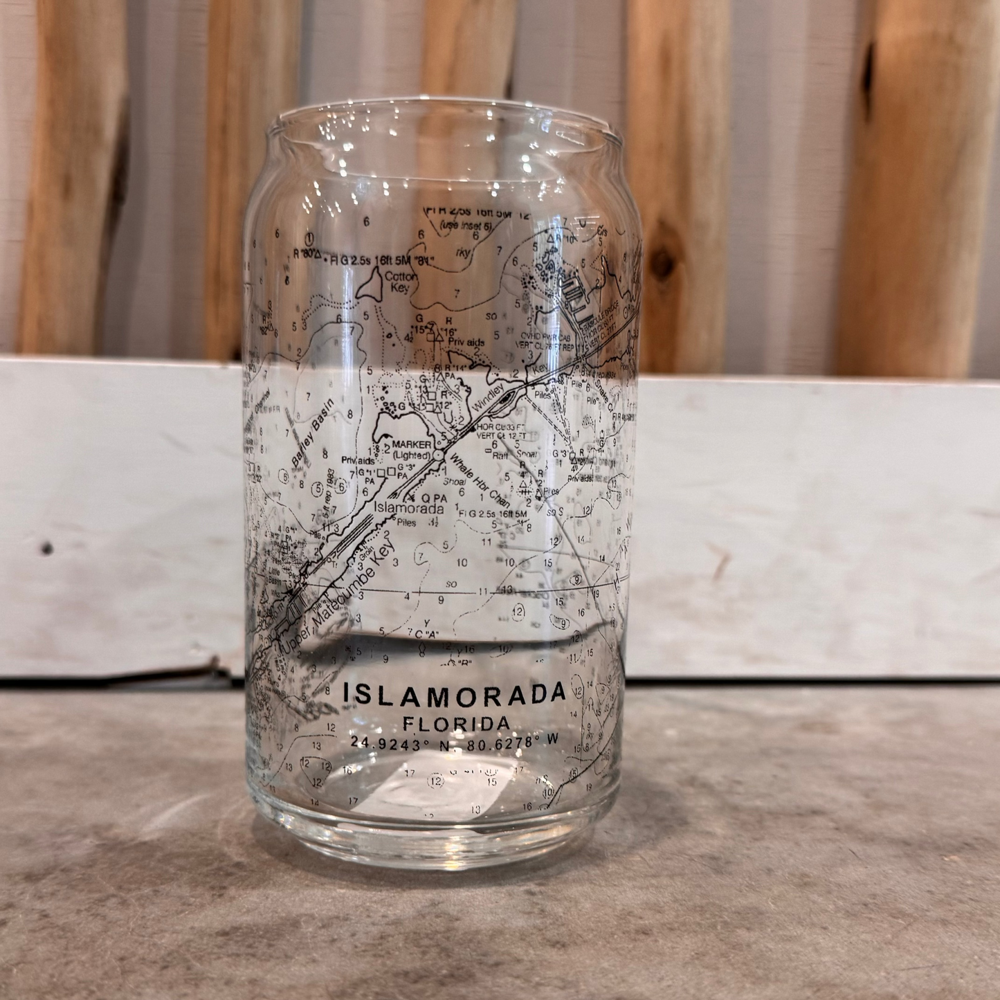 Black Lantern Islamorada Pint Glass