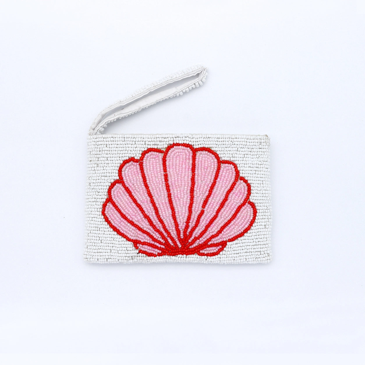 Pineapple Island Small Tropical Beaded Pouch