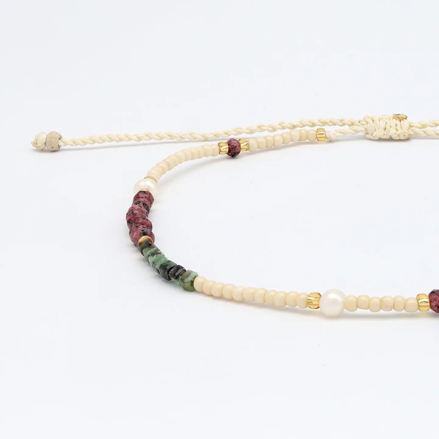 Pineapple Island Giada Lestari Beaded Anklet