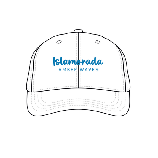 Amber Waves Islamorada Dad Hat - White