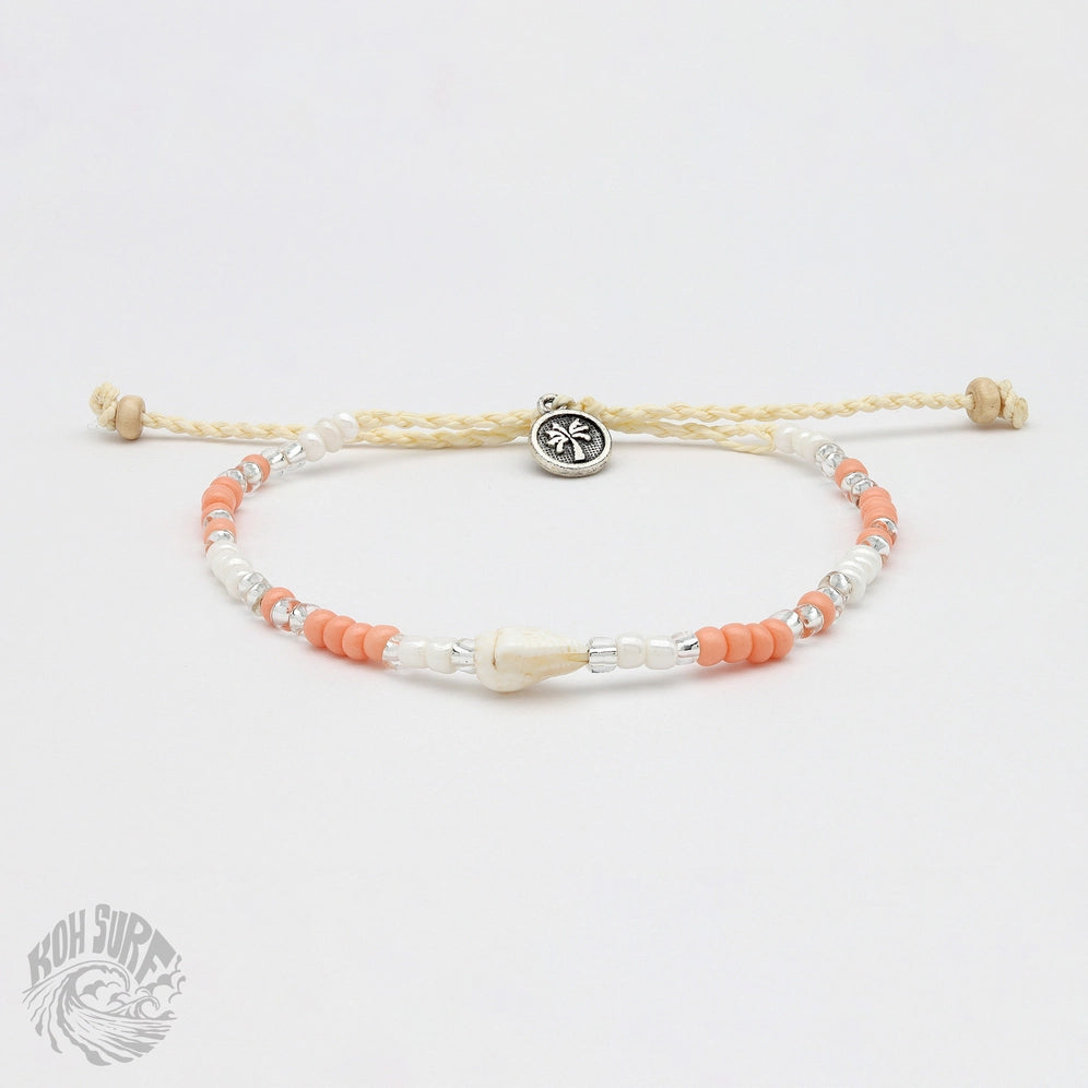 Koh Surf Ulua Beaded Anklet - Orange
