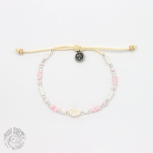 Koh Surf Ulua Beaded Anklet - Pink