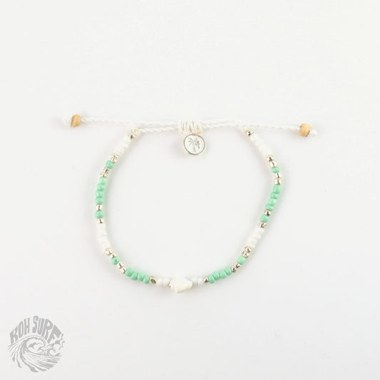 Koh Surf Ulua Beaded Anklet - Turquoise