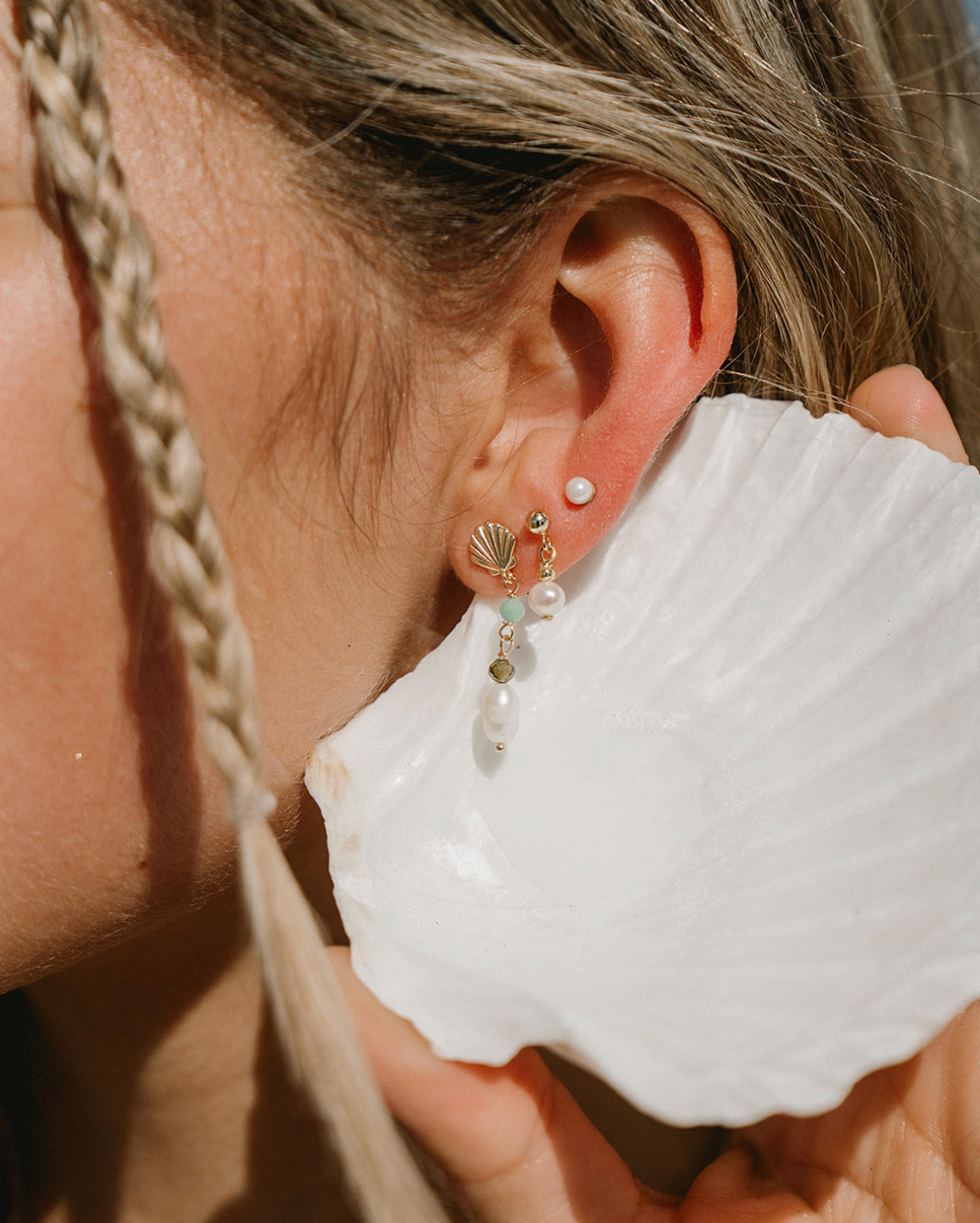 The Salty Gem Wind & Sea Earrings