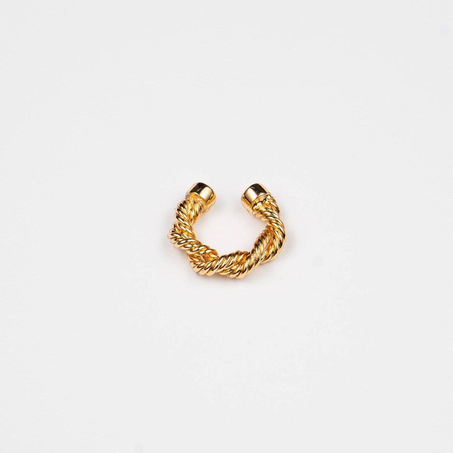 Brenda Grands 24K Gold Double Twisted Ear Cuff