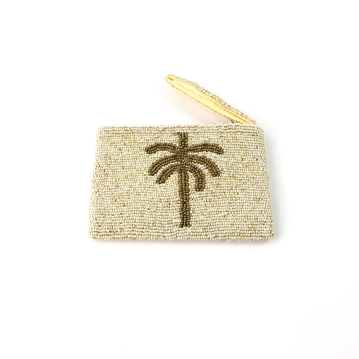 Pineapple Island Small Pouch - Palm Tree Beige