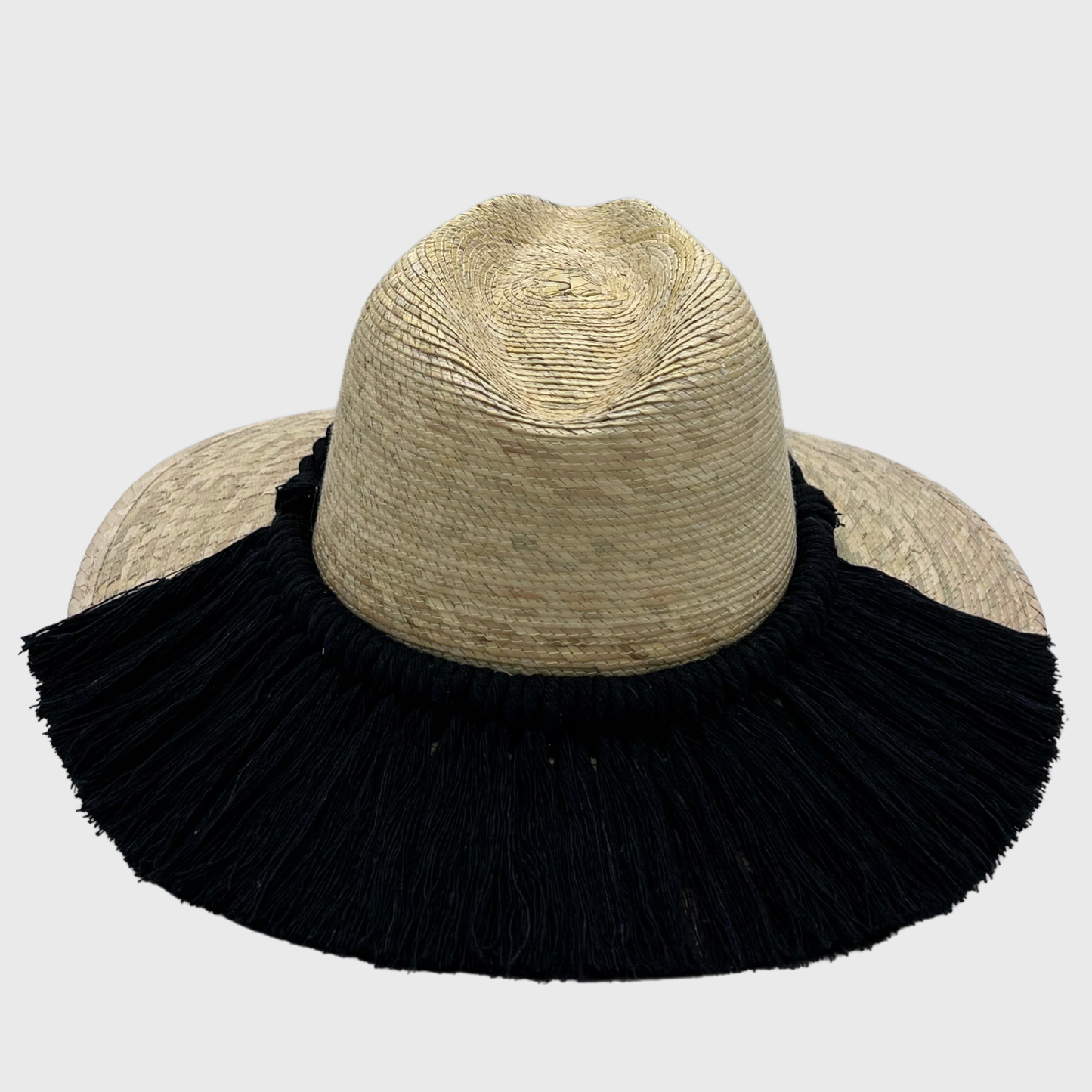 Chisme Indiana Palm Hat - Leaves Macrame Band