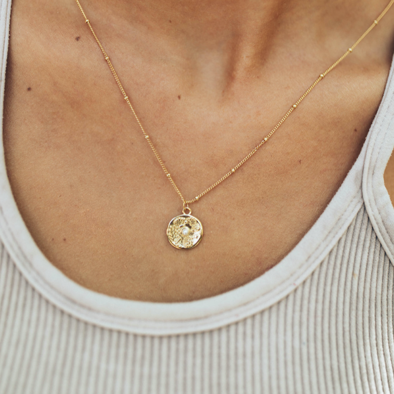 The Salty Gem Coral Necklace