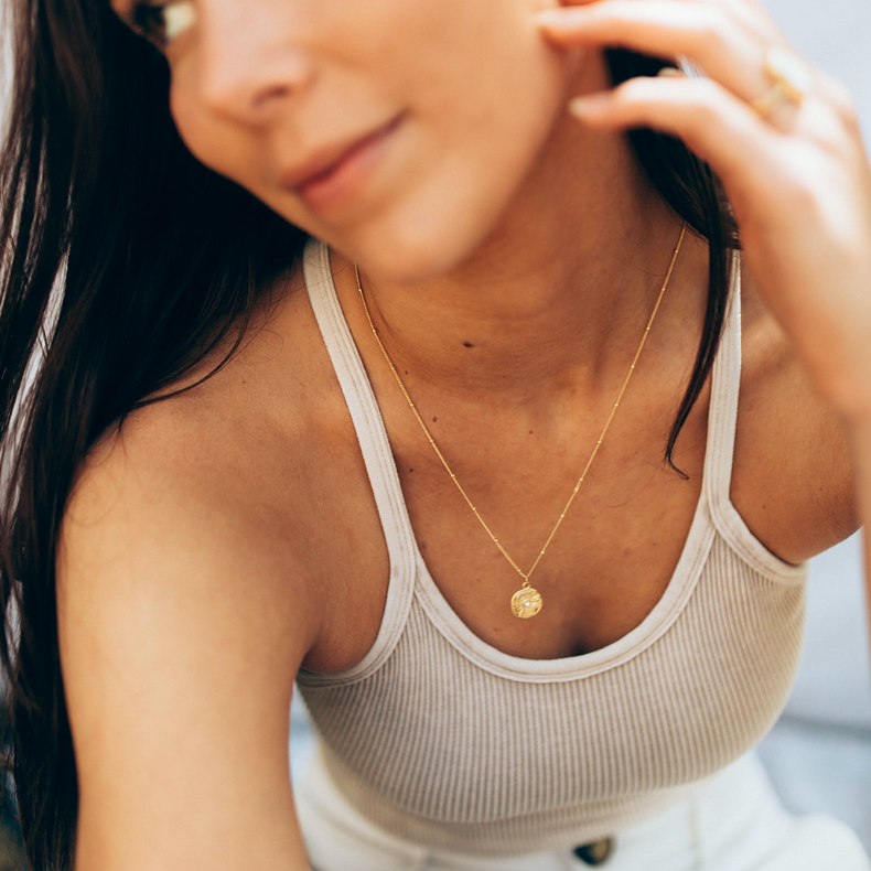 The Salty Gem Coral Necklace