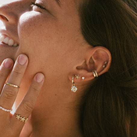The Salty Gem Mar Stud Earrings
