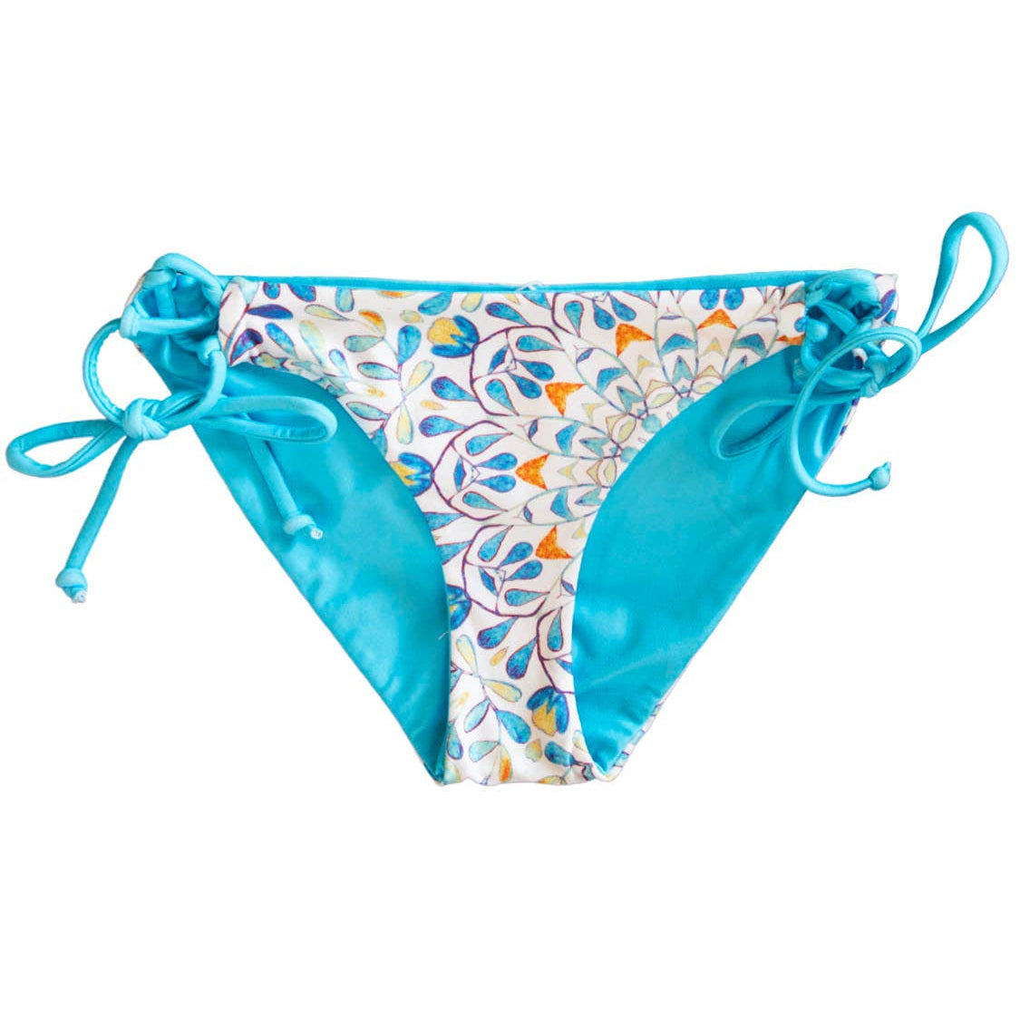 Chance Loves Classic Tie Side Bottoms - Santorini