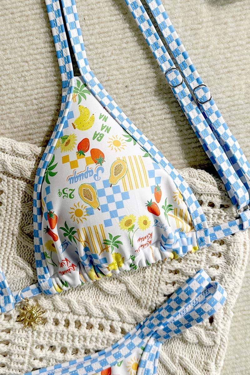 Mccolin Floral Print Bikini Bottom