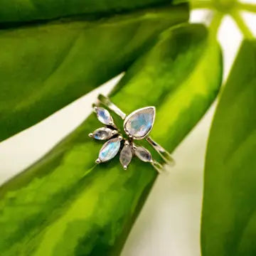 Baizaar Nesting Moonstone Ring