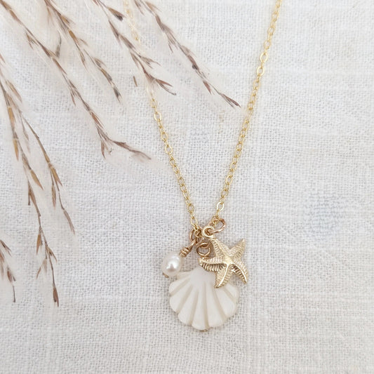 From The Sea & Me Beachcomber Charm Necklace