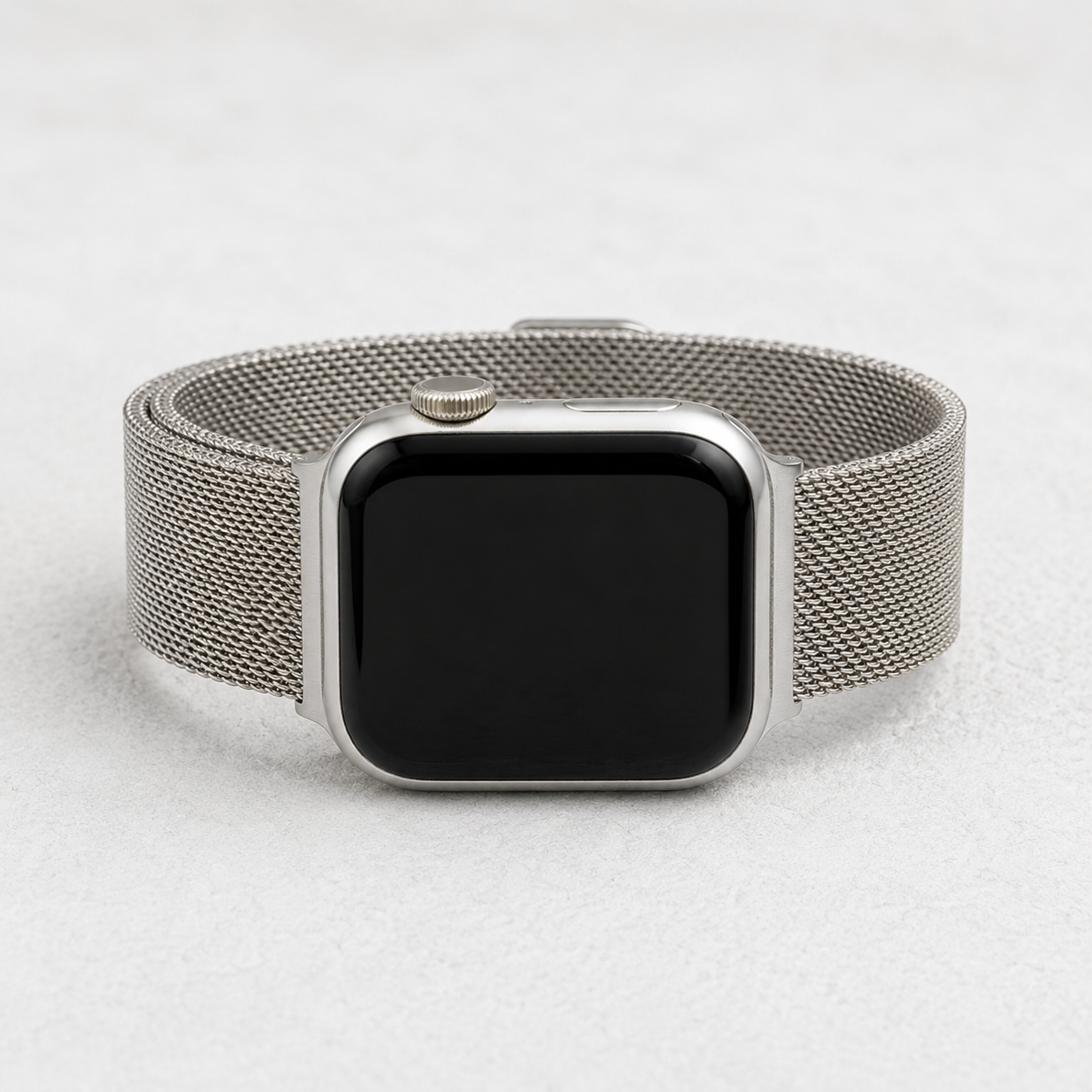 Cape Diablo Platinum Steel Luxury Apple Watch Strap