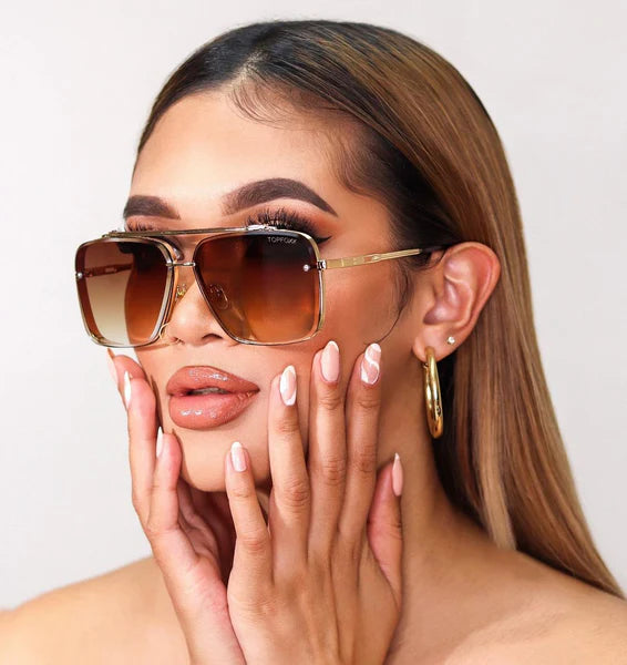 TopFoxx Bella Sunglasses - Coffee
