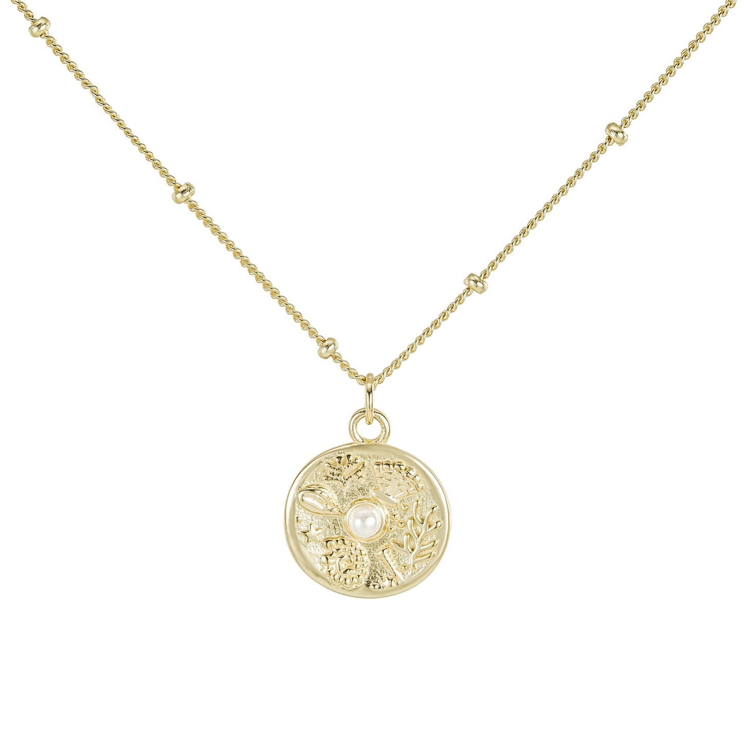 The Salty Gem Coral Necklace