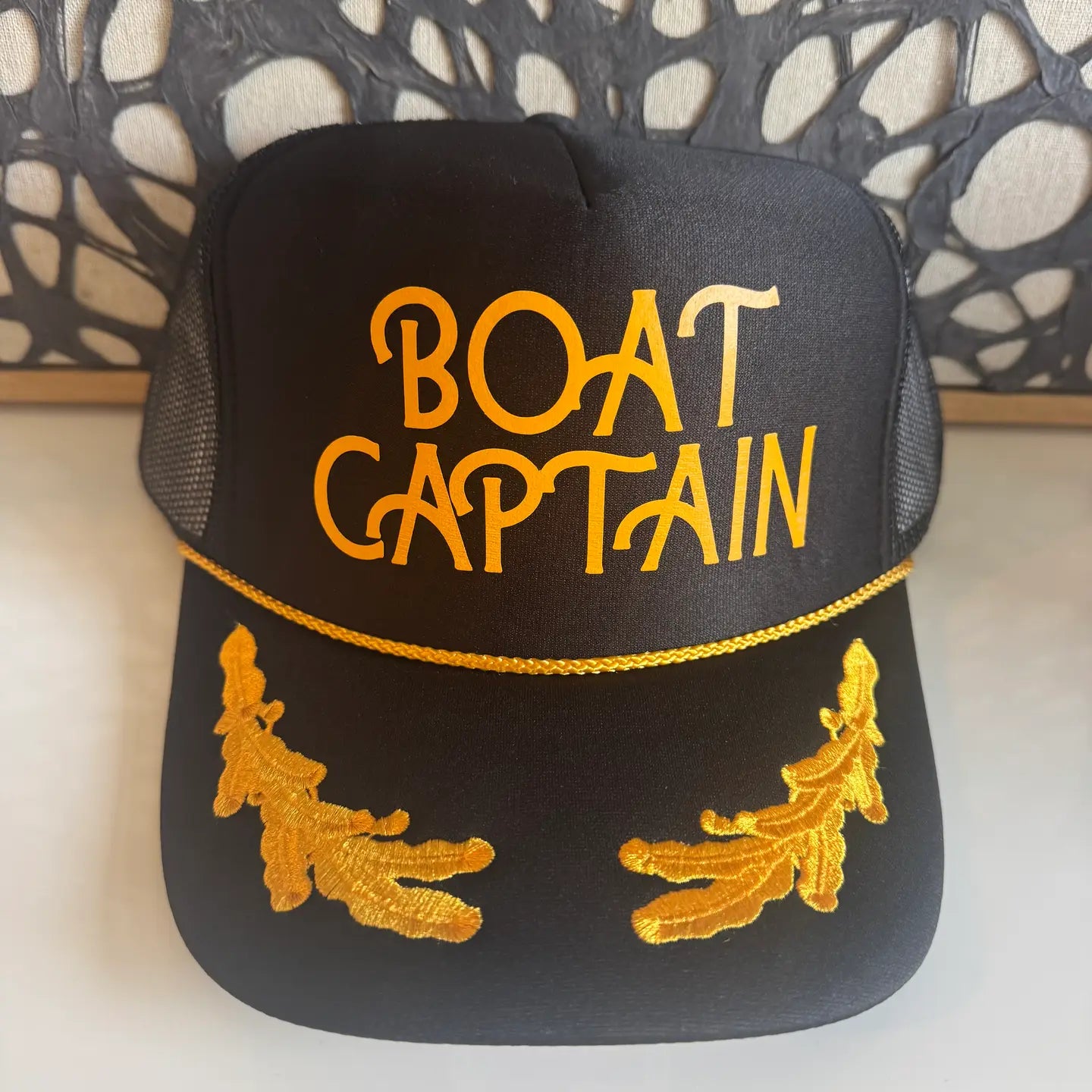 Arnie & Ollie Boat Captain - Captain Style Trucker Hat