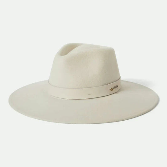 Brixton Eleanor Felt Packable Hat - Off White
