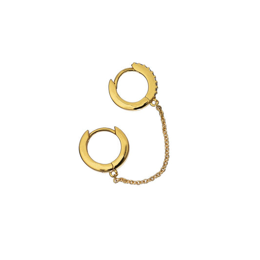 Brenda Grands 18K Gold Double Huggie