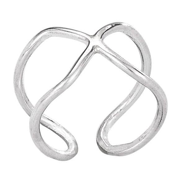 Tiger Mountain Jewelry X Marks the Spot Sterling Silver Ring