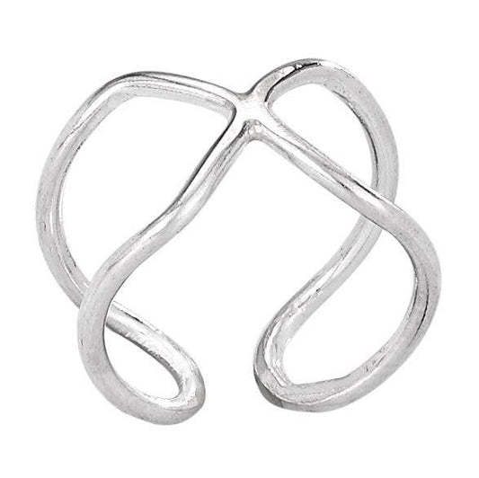 Tiger Mountain Jewelry X Marks the Spot Sterling Silver Ring