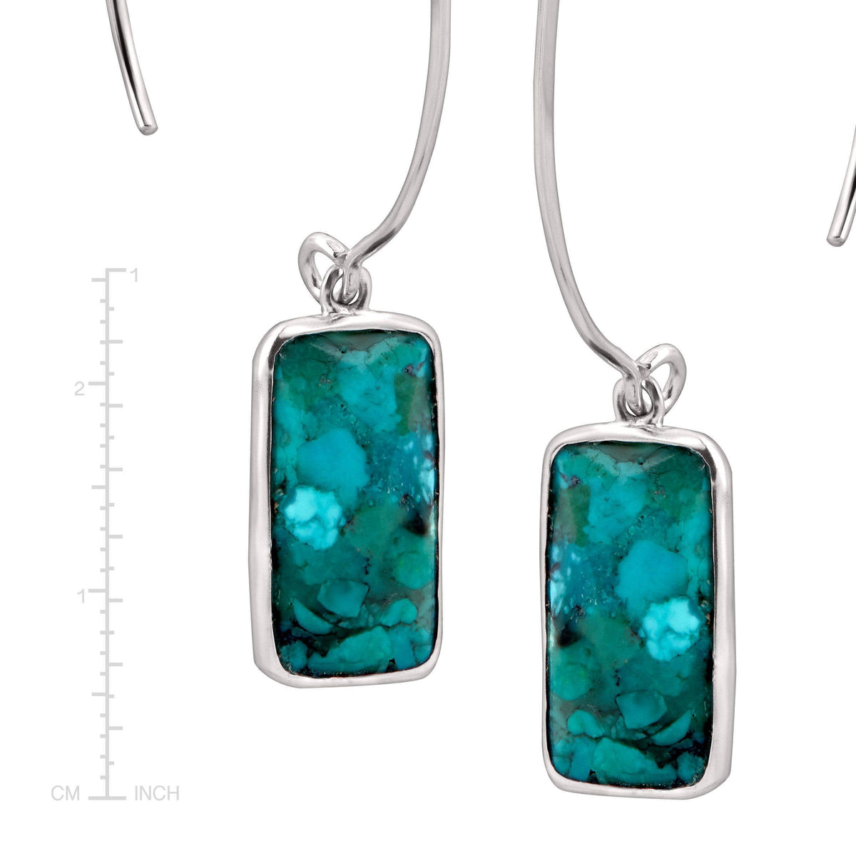 Silpada - Silpada 'Oasis' Compressed Turquoise  Drop Earring