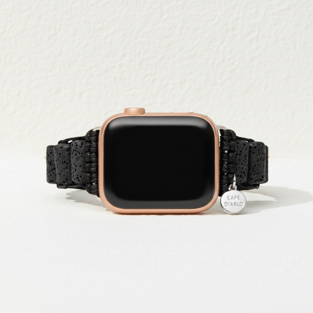 Cape Diablo Lava Stone Apple Watch Strap