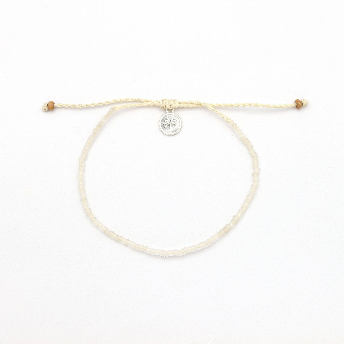 Pineapple Island Ka'anapali Frosted Glass Beaded Anklet